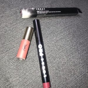 YSL lip stain AND Lorac matte lip color